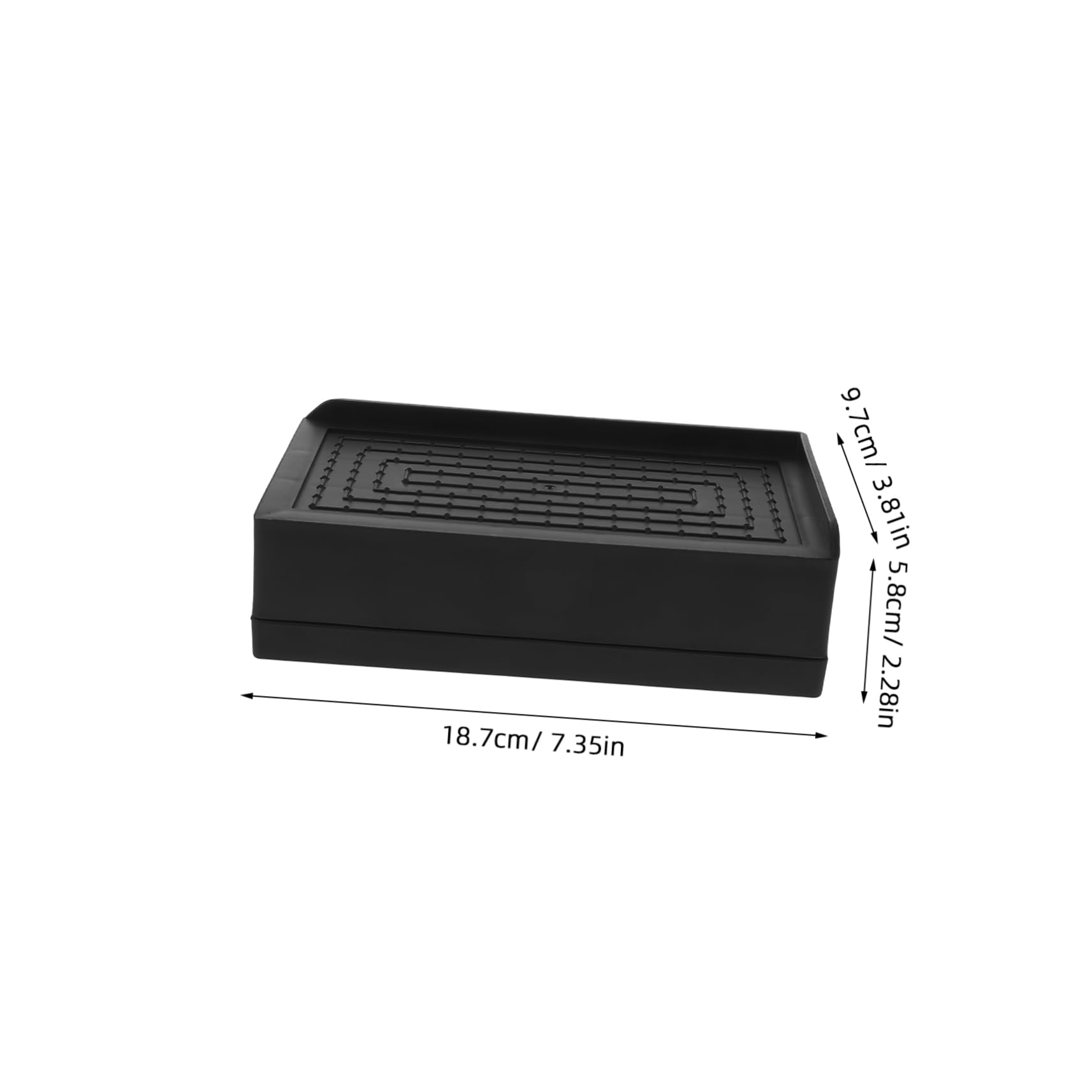 POPETPOP Patas Elevadoras para Muebles Elevadores de Altura para Escritorio, Sofá y Cama, 4 Piezas, Plástico y TPU, Instalación Fácil, Negro
