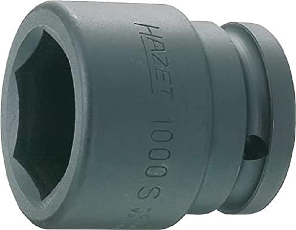 HAZET 1000S-27 51 mm 6-Point Impact Hexagon Profile Socket - Phosphatised/Oiled