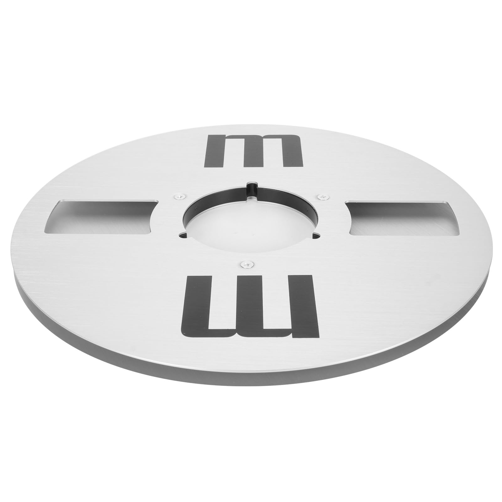 Offene 10,5 Zoll Aufwickelspule, leere Tonbandspule aus Aluminiumlegierung mit 4 Löchern für professionelle Tonstabilität