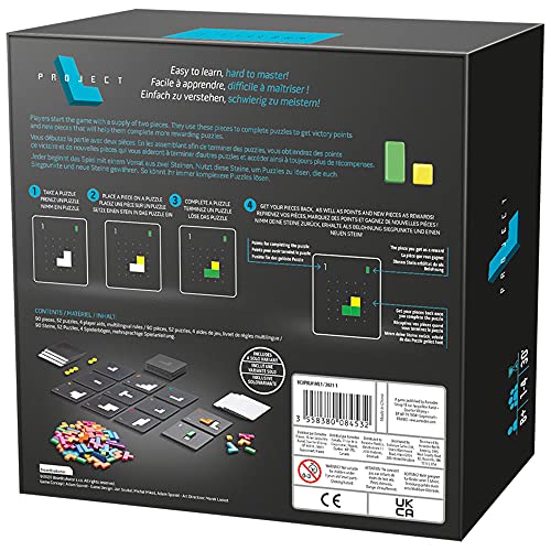 Project L Strategy , Family Board Game For Adults And Kids | Ages 8 And Up | 1 To 4 Players | Average Playtime 30 Minutes | Made By Mixlore #TOP2