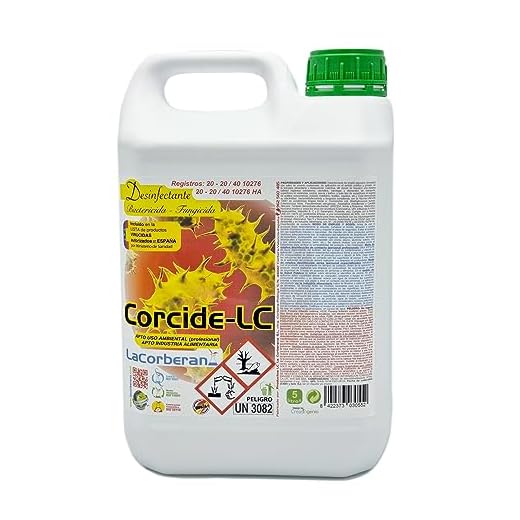Desinfectante Corcide-LC Profesional, 5 Litros