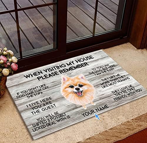 pomeranian doormat