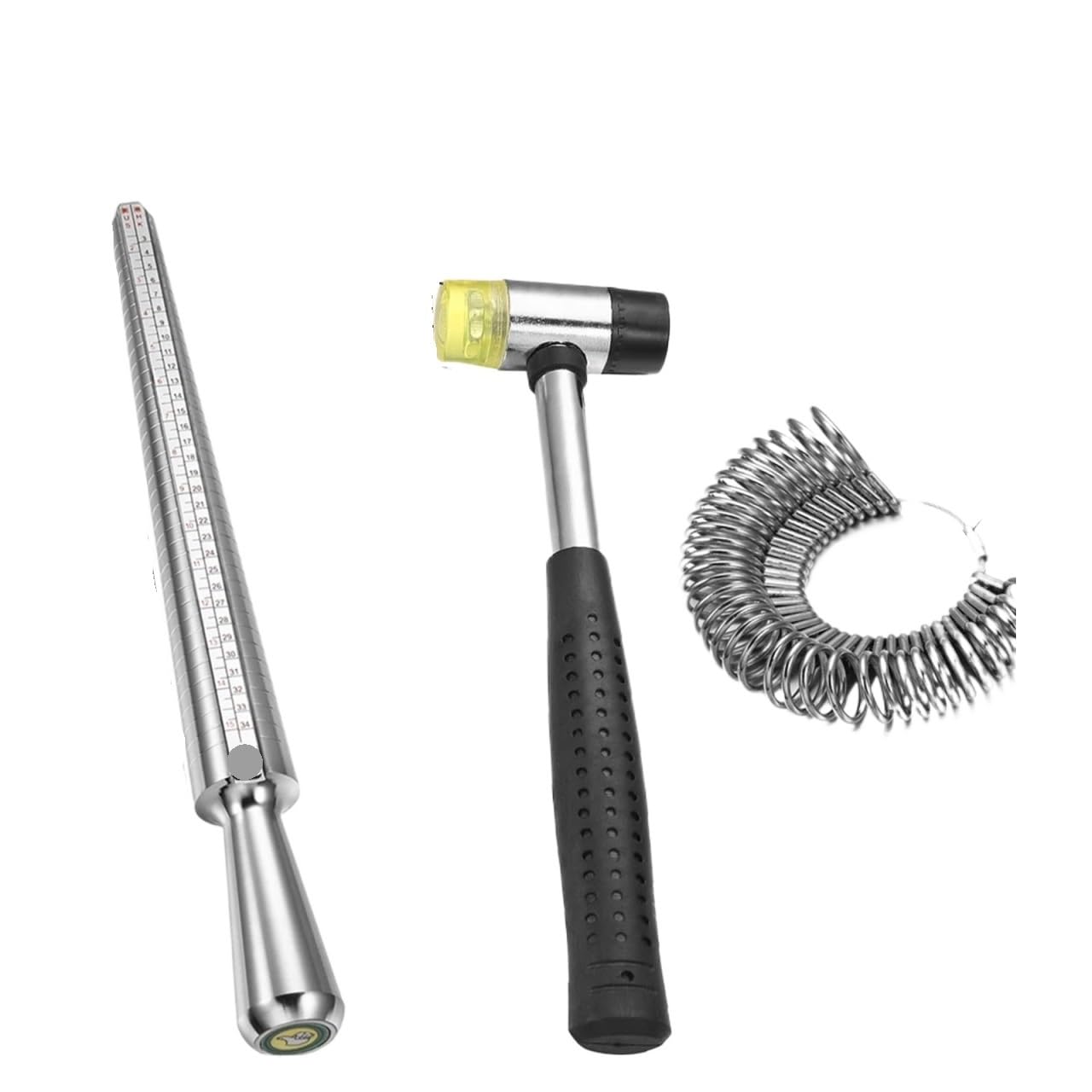 Ringexpander Fingergrößen-Messgeräte, Metallstab, Ringgröße, Vergrößerer, Mandrel-Messgerät, Werkzeuge For Die Schmuckherstellung