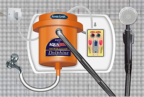 AQUAHOT 3000 Watt 1.5 Liter | Instant Water Heater Fitted with MCB | Shower and Automatic Cut Off (Orange) | Portable Water Heater Geyser For Use Home| Office | Restaurant | Labs | Clinics AQUAHOT 3000 Watt 1.5 Liter | Instant Water Heater Fitted with MCB | Shower and Automatic Cut Off (Orange) | Portable Water Heater Geyser For Use Home| Office | Restaurant | Labs | Clinics