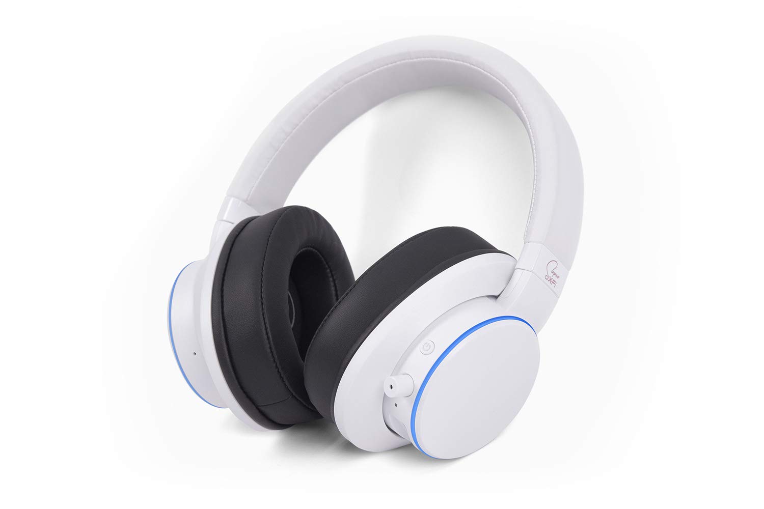 Creative SXFI AIR Bluetooth and USB Headphones with Super X-Fi Audio Holography Technology, 50mm Drivers, microSD Card Reader, Touch Controls and Ambient Monitoring (White)