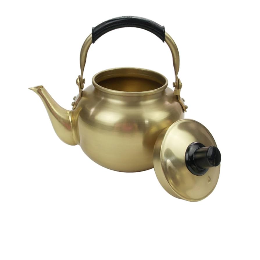 真鍮製金色やかん　島倉堂 鎚起銅器 湯沸かし 金色 2L 茶道具 金属工芸 燕市 島倉堂 鎚起銅器 湯沸かし 金色 2L やかん 茶道具 茶器 金属工芸