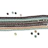 FavoritBow 50 Pieces 8mm Round Pearl Style Glass Beads(Birthstone-Inspired Colors) with Holes for Jewelry Making,Birthday Gift, DIY Crafts, Decoration and Vase Filler(Lake Blue) #1