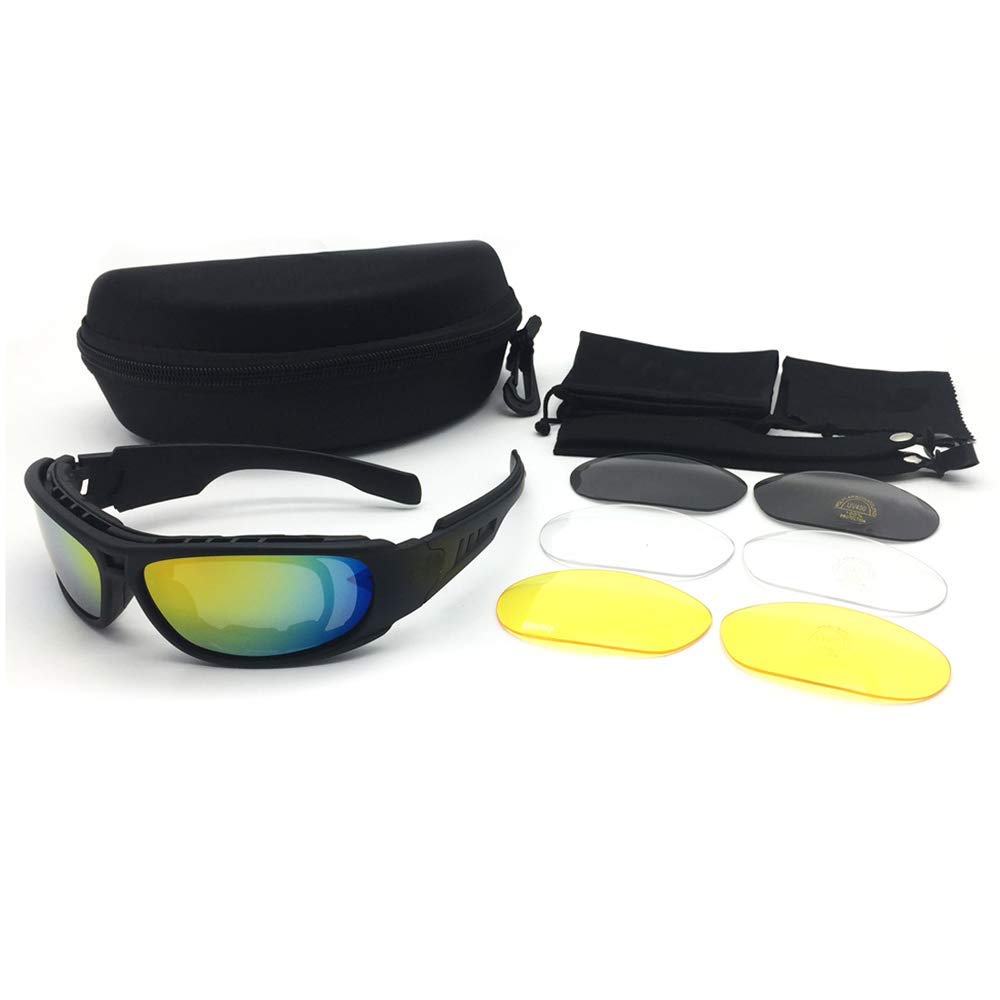 Kask motocyklowy H.Y.B. Okulary rowerowe modne sportowe okulary przeciwsłoneczne do jazdy na rowerze łowienia ryb golfa baseball spolaryzowane okulary przeciwsłoneczne unisex kask na zewnątrz (kolor: Czarny)