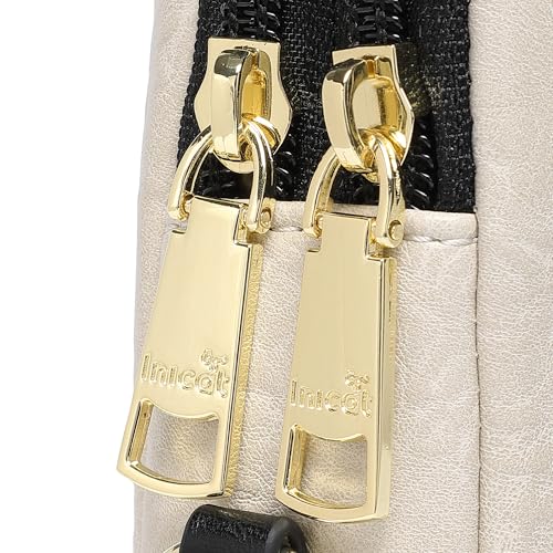 Image of Small Anti Theft Crossbody Bags for Women Faux Leather Sling Purses | RFID Blocking, Lightweight, Travel Essentials, with Security Zippers