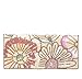 Bamboo Trading Co Floral Beaded Foldover Convertible Clutch Crossbody, Cream Multi