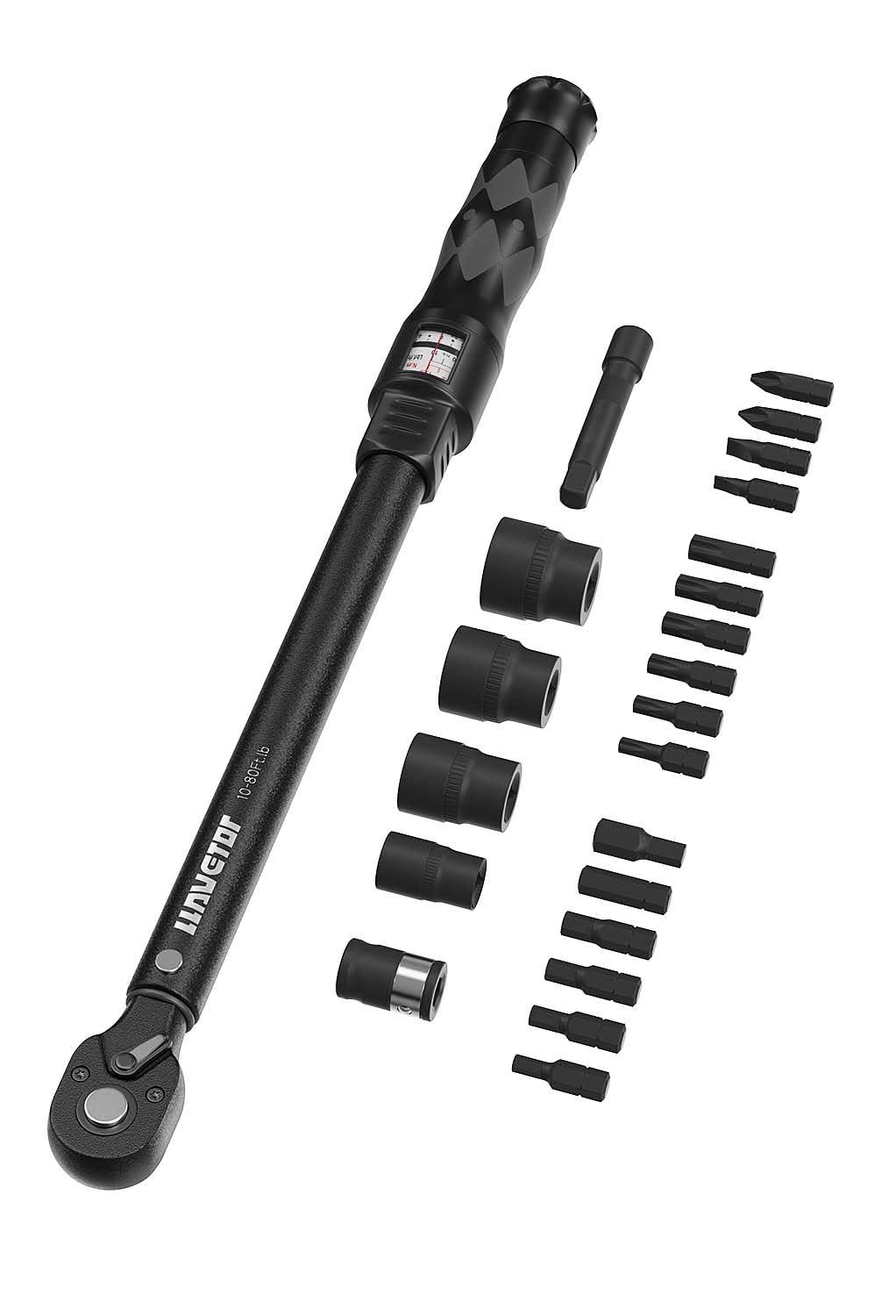 LLAVETOR Drehmomentschlüssel 1/2 Zoll, Drehmoment-Schlüssel, ± 3% Genauigkeit Reifenschlüssel Tool für Links- und Rechtsgewinde, Reifen Reparatur Tool für Auto, LKW, Motorrad