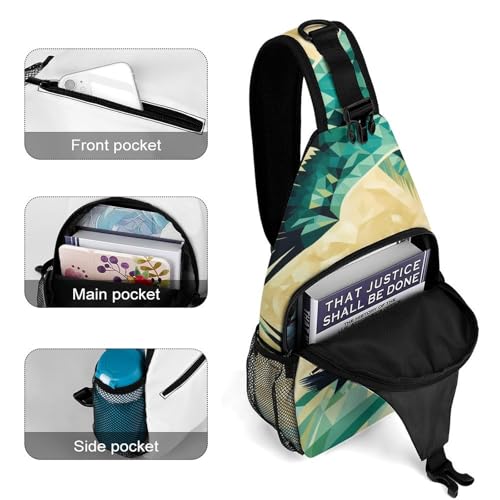 Morrales Silhouette Pintura Bolsa de Pecho Deportiva miniatura 4