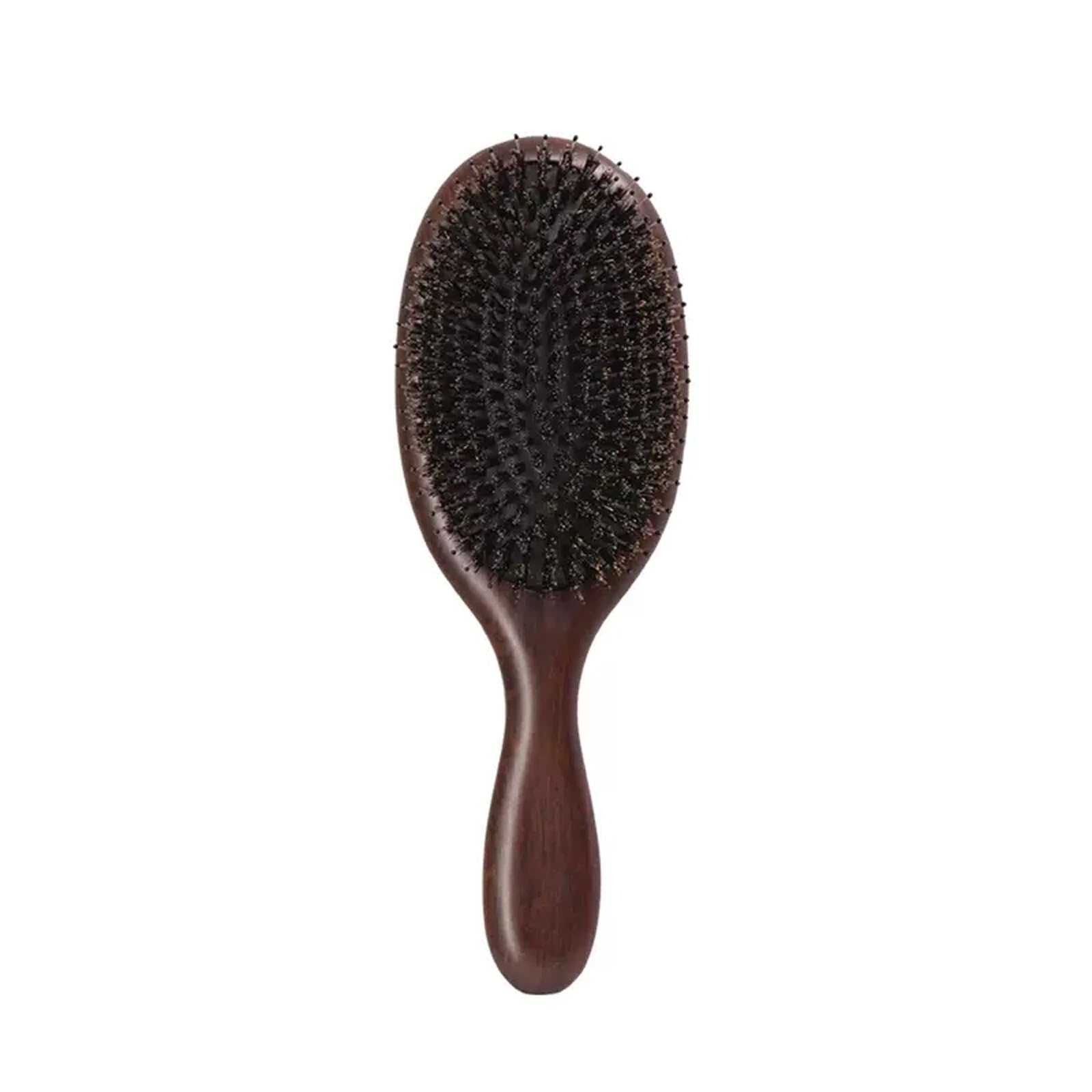 Cepillo de pelo de cerdas de jabalí, cepillo de paleta de cerdas de jabalí 100% puro for mujeres, hombres, cabello fino, fino, largo, rizado o cualquier tipo de cabello, restaura el brillo y la textur