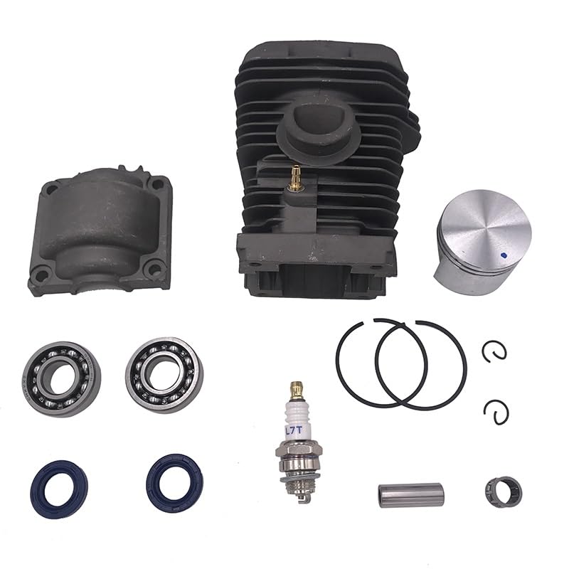 Recambios Jardín Kit de bujías de rodamiento de Bolas de Base de pistón de Motor de Cilindro de 40mm for repuestos de Motosierra STIHL MS230 210 023 Fácil instalación