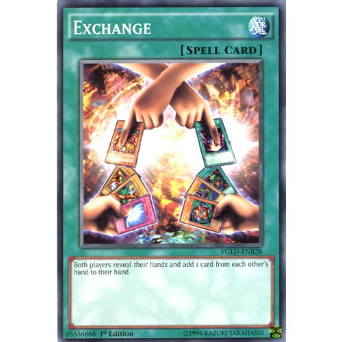 YGLD-ENB28 1st Ed Exchange Common Card Yugi's Legendary Decks Yu-Gi-Oh Single Card