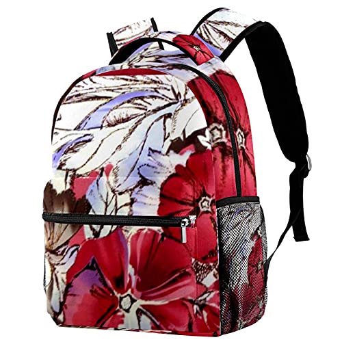 Sac à dos pour filles et garçons avec poches imprimé serpent multicolore