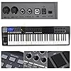 Draagbare 61-Key Keyboard Controller Kleurrijke Backlit Trigger Pads Piano Controller (Color : RGB Light Backlit) - Image 7