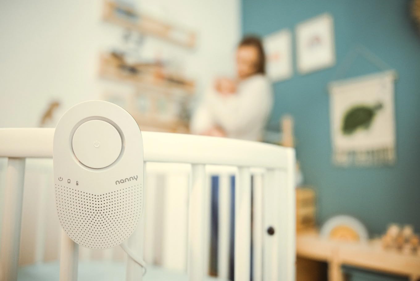MonitorNanny BM-03 Baby Atemmonitor mit Sensortechnologie, Akustischer und Visueller Alarm