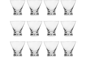 Set of 12 Martini Glasses: Timeless Elegance for Unforgettable Gatherings