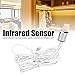 LEEZAD Infrared Motion Switch, Infrared Sensor, Infrared Human Body Inductive Switch, 5V 12V 24V Wardrobe Cabinet Light Sensor Accessory for LED Soft Light Strip, Wardrobe Light