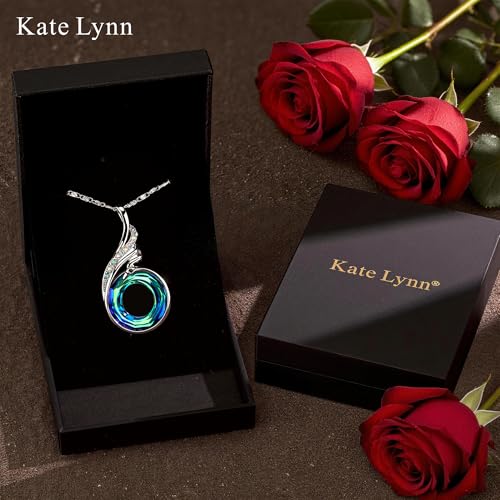 Kate Lynn Phoenix Necklaces for Women Crystal Pendant Necklace Jewelry Birthday Gifts for Women Christmas Mothers Day Gifts for Mom Wife Daughter Gift for Girlfriend Best Friends Lady - image 6