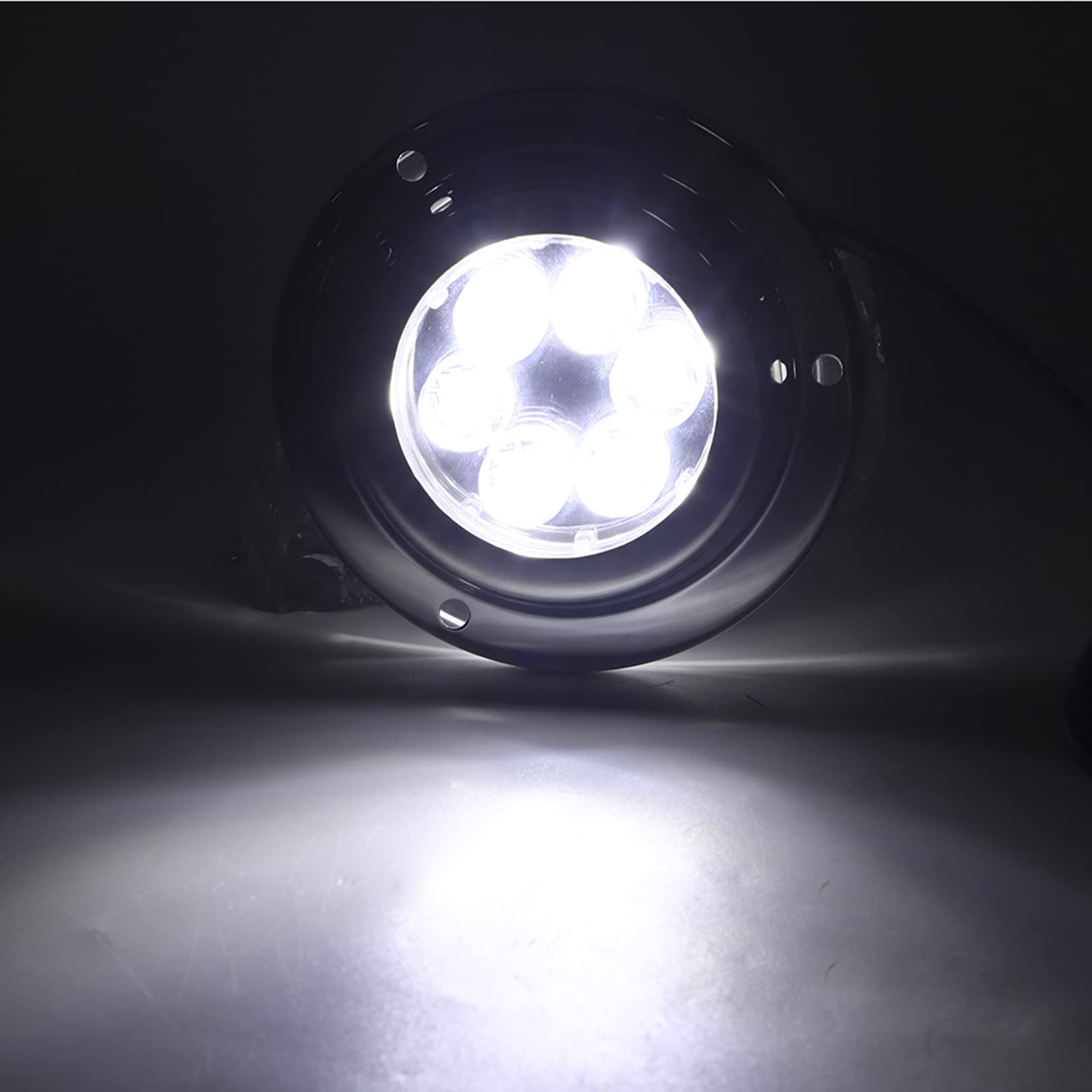 Lampe LED pour Bateau Derwater IP68 pour Yacht Marin Lumière Ultra Lumineuse pour la Pêche, la Natation, la Plongée Facile à Installer pour une visibilité Améliorée et en K s.