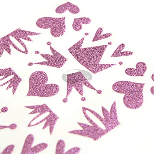 Maildor- Glitty Cuori e Corone in Rosa, AE073O