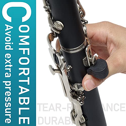 Libretto Clarinet All-Inclusive Care Kit: Mouthpiece Brush + Dust Brush + Microfiber Cleaning Cloth + Thumb Rest + Premium Cork Grease, Microfiber Pad Dryers x 3, Time to Clean Your Clarinet! - Thumbnail 4