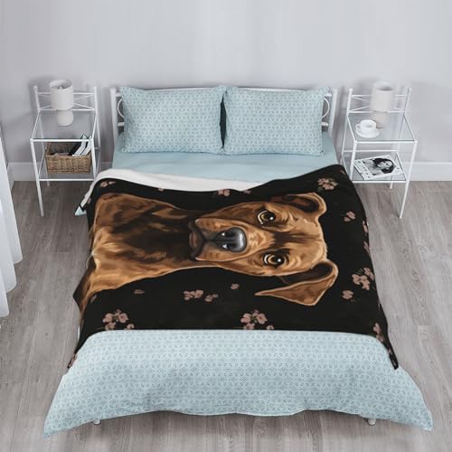 Couverture en flanelle de qualité supérieure marron pour sofa - 5