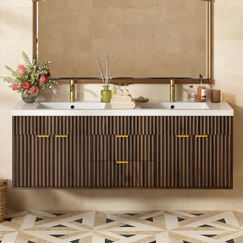 NOVAMAISON 60in Floating Walnut