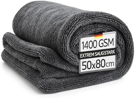 Kemes Ściereczki z mikrofibry do samochodu, XXL, ultra chłonne, o...