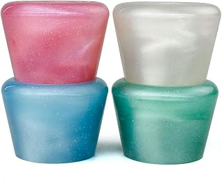 82A PU Rubber Roller Skate Toe Stops 2 Pack