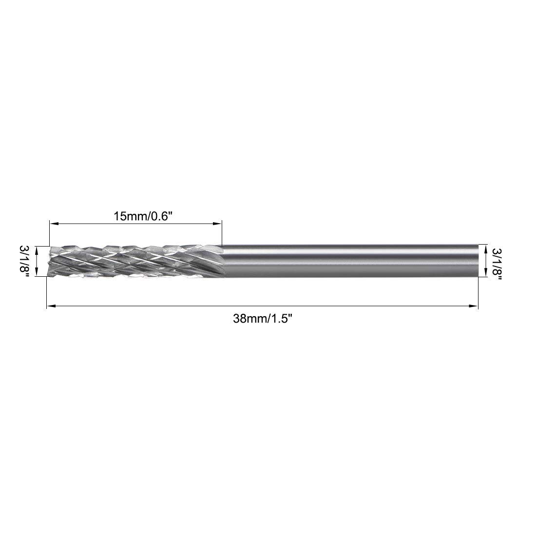 XYWHPGV Tungsten Carbide Rotary Files 1/8