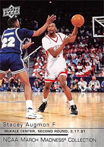 Stacey Augmon basketball card (UNLV Runnin Rebels) 2014 Upper Deck March Madness #ST2