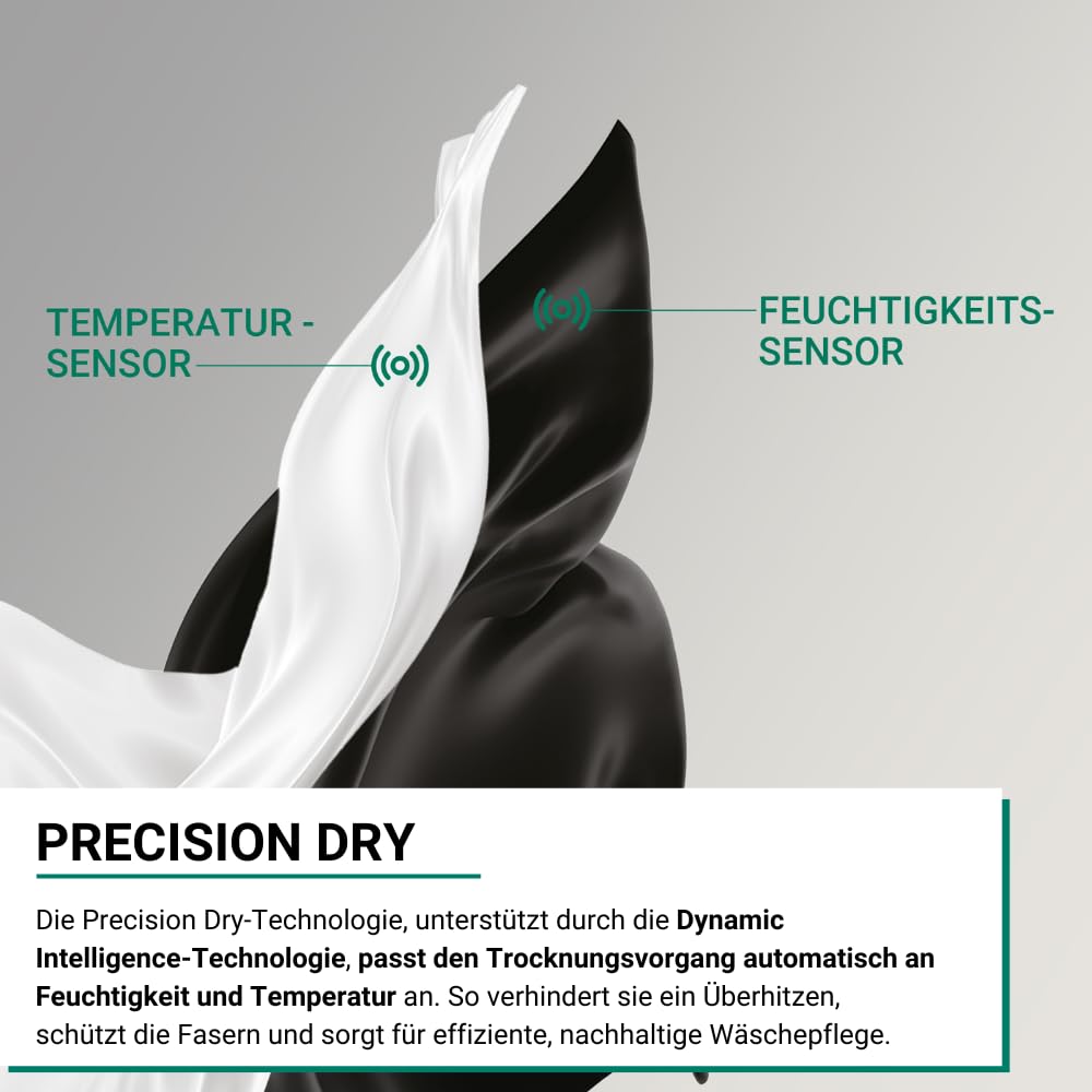 Bauknecht BD 9C WBS Wärmepumpentrockner 9 kg Precision Dry Inverter Motor Silent Spin HomeWhiz App