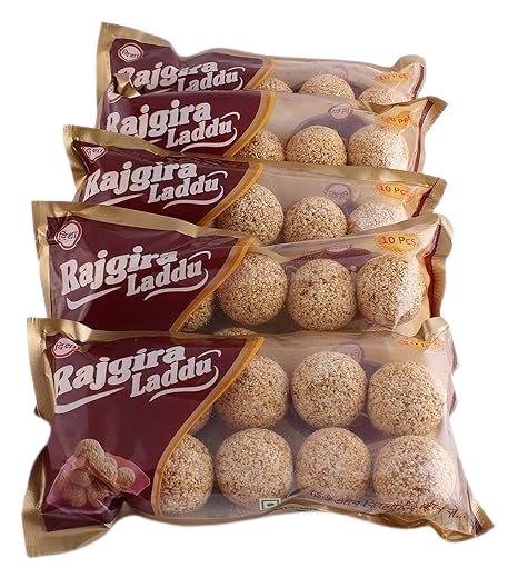 Kulkarni Gruh Udyog Disha Rajgira Ladoo | Best Rajgira Laddo| Jaggery Laddu | Rajgeera Gud Laddu | Cholai Ladoo Sweet & Ready to eat Food For Diwali (Pack of 5) (B0D9S6HW8R) Amazon Price History, Amazon Price Tracker