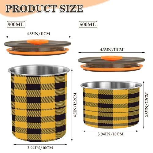 Contenedor de café sellado Kigai acero inoxidable 17 oz miniatura 3