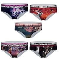 FREEGUN Lot de 5 Boxers Microfibre Femme (XL, Pack 7375)