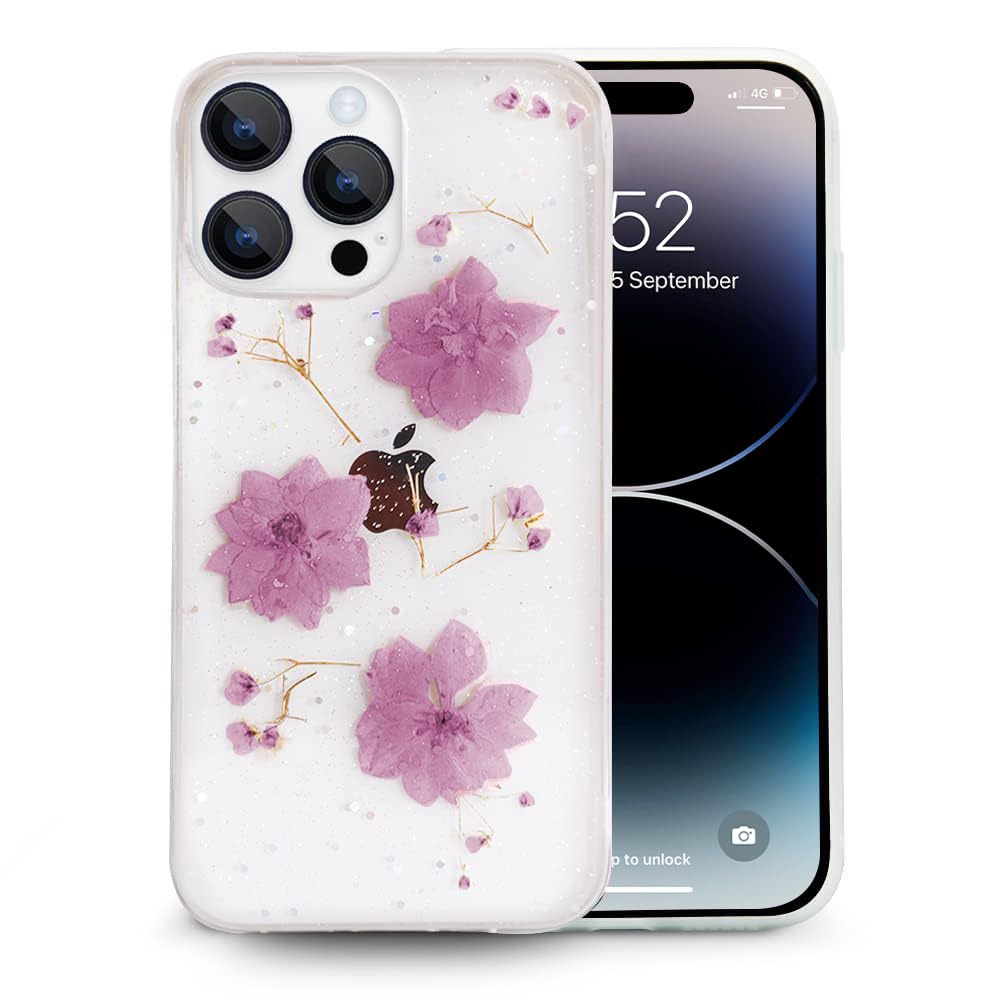 SQUIF Silicone Soft Back Case For iPhone 14 Pro Max Cover For Girls (Purple) (B0CDQ7WTP2) Amazon Price History, Amazon Price Tracker
