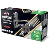 Meliconi Slimstyle Plus 100 SDR, Supporto TV a Doppio Braccio da Parete