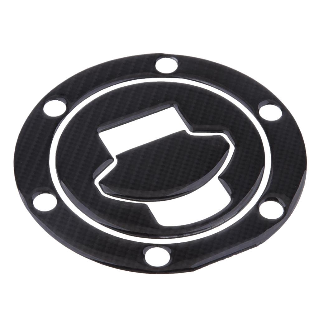 Benzin Tankdeckel Schutz - Wasserdicht Oval Aufkleber für K1200S K1200R K1200RS K1200GT K1200LT - Schwarz Vinyl Motorrad Tank Pads