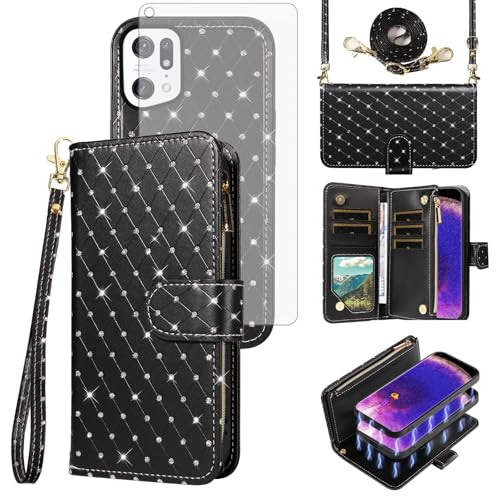 Coque OPPO Find X5 Pro Asuwish ZSZXCXDK UK noir rigide anti-rayure