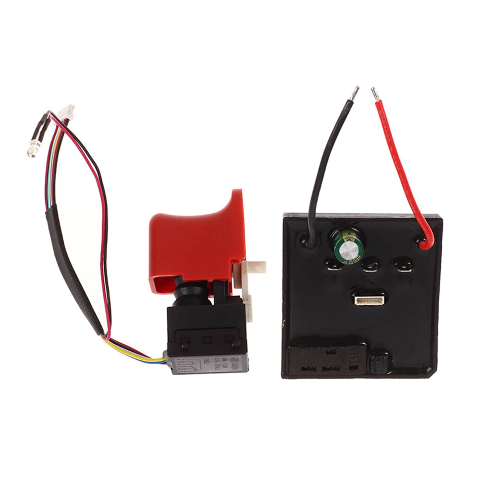 Buxuaaaa Execution Nonbrush Tool Control Board and Change Set for 12V 24V Power Equipment with Accuracy Current Regulation Nonbrush Tool Control Board Replacement