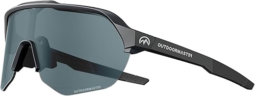 OutdoorMaster Hawk - Lentes de sol deportivos HD para hombres, mujeres y jóvenes, UV400 TR90 para béisbol y correr