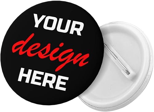 Miniatura 3 de Alfileres personalizados, botones personalizados, 1-200 unidades, botón de pinback personalizado, añade tu propio nombre, texto, foto logotipo para
