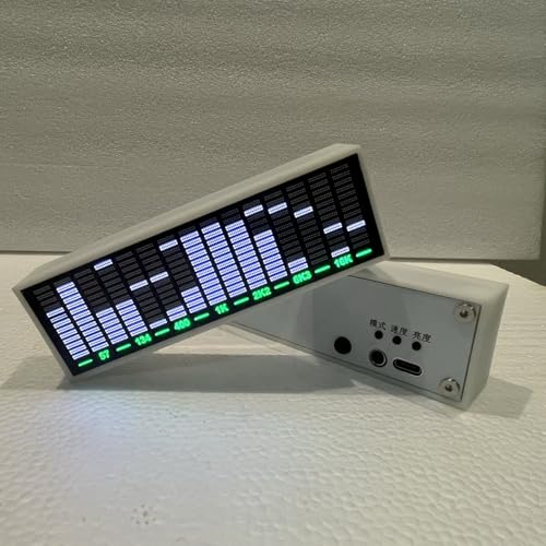 Medidor de luz de sonido con espectro de música LED para control de voz y ritmo 6