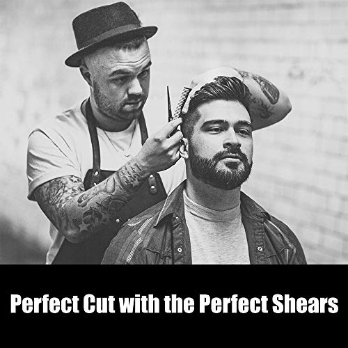 Jaguar Shears White Line Smart 5.5 Inch Professional, Classic, Ergonomic, Steel Hair Cutting,Trimming, And Texturizing Scissors For Salon Stylists, Beauticians, Hair Dressers And Barbers #TOP1