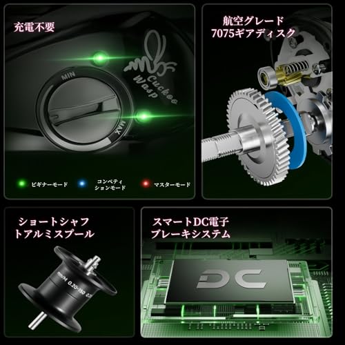 BAVBAV ベイトリール DC電子ブレーキ仕様