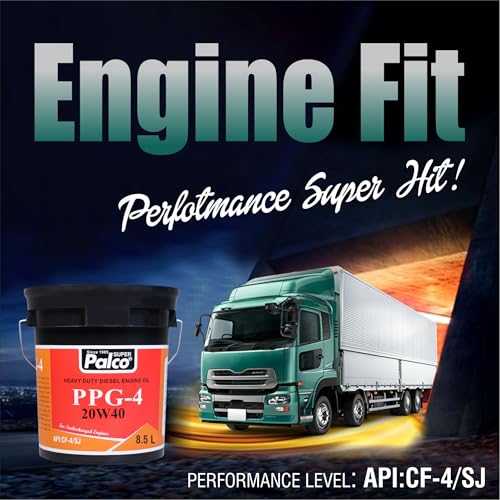 Image of PALCO PPG-4 20W40 Diesel Engine Oil 8.5 Litres, API: CF-4 /SJ Multigrade Engine Oil for Diesel Commercial Road Transport Off Highway Vehicles | New Generation Automotive Vehicles