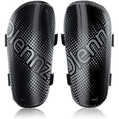 Soccer Shin Guards For Kids, Adjustable Super Light Shin Guards For Soccer Youth Adults With Straps, Breathable Eva Foam Protective Sport Soccer Shin Pads (Xs, Black) #TOP2